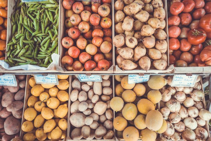 Organic vegetables